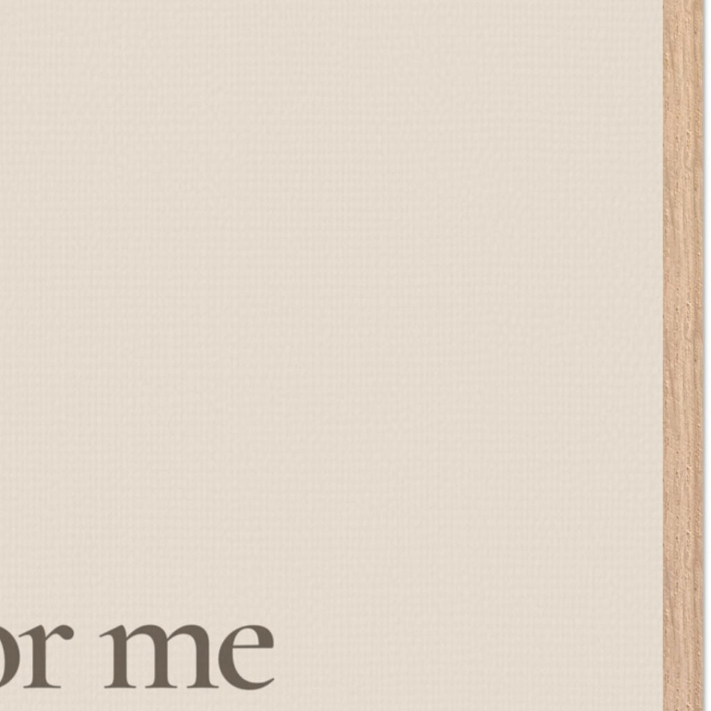 As For Me And My House — Framed Print