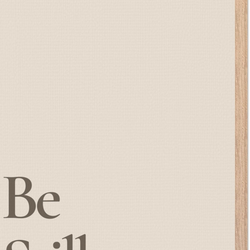 Be Still — Framed Print