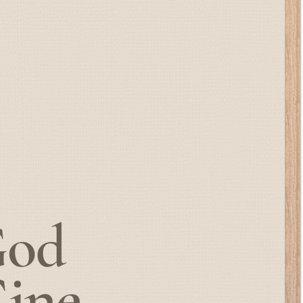 God Gine Provide — Framed Print